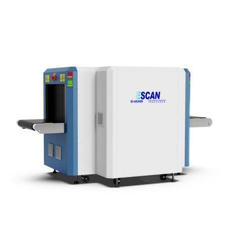 EI-6550D 휴대 수하물 엑스레이 듀얼 뷰 보안 검색 장비
